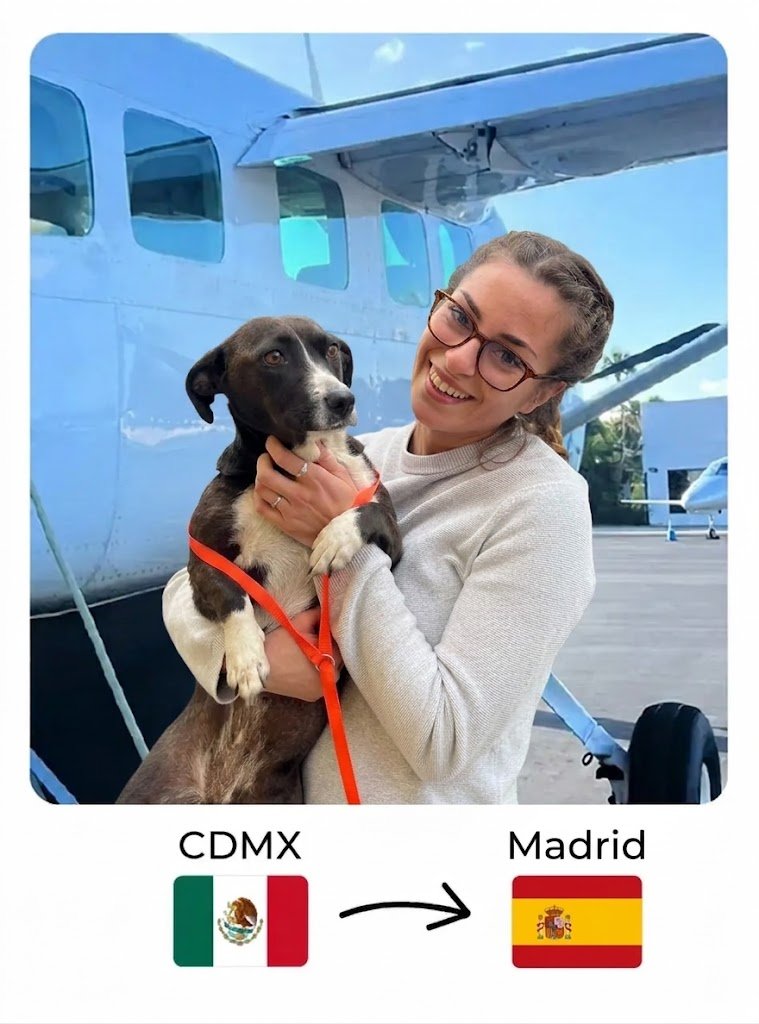 Animal Cargo te ayuda a Viajar con tu mascota de Mexico a España